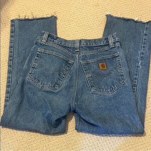 Carhartt Classic Blue Denim Pants Jeans 6 Loose